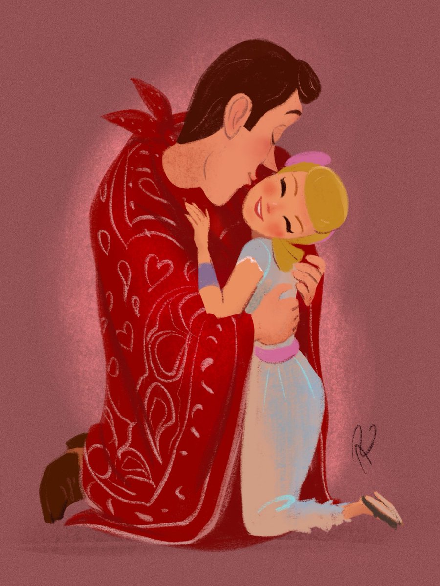 Rain1940_art's tweet photo. Cowboy kisses. Woody is trying to convince Bo that his poncho is 🔥.
Inspired by Gustav Klimt’s famous painting titled ‘The Kiss’.
#toystory5 #woodyandbo #pixar #rain1940_art #procreateart https://t.co/BPDLUqCbSY