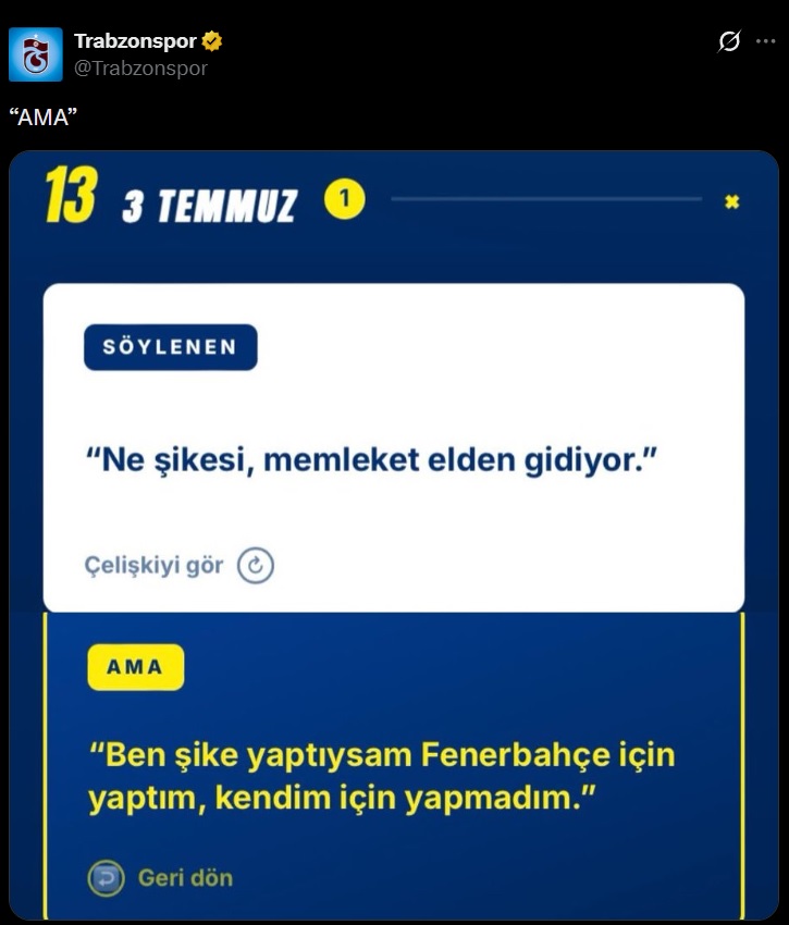 futbolarena's tweet photo. Trabzonspor'dan Fenerbahçe'ye yanıt: https://t.co/l96kWzj09f