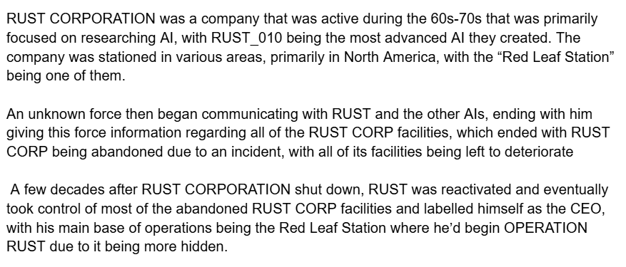 drillmill's tweet photo. my take on OP_RUST's lore/plot #rust_010 https://t.co/1Vs3dqI1Se