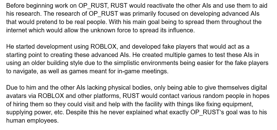 drillmill's tweet photo. my take on OP_RUST's lore/plot #rust_010 https://t.co/1Vs3dqI1Se