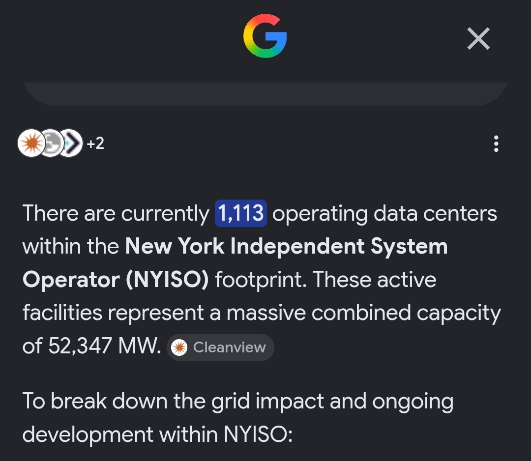 BoCamaro's tweet photo. So.....

Aak the data centers that are using 1000% more power than the residential air conditioning to cut their usage back????

What are you doing????

1,113 data centers are using 52.3 Gigawatt of power compared to the 6 Gigawatt of residential cooling used...

But you go after the residents?

Can't burden your corporate donors, I guess????