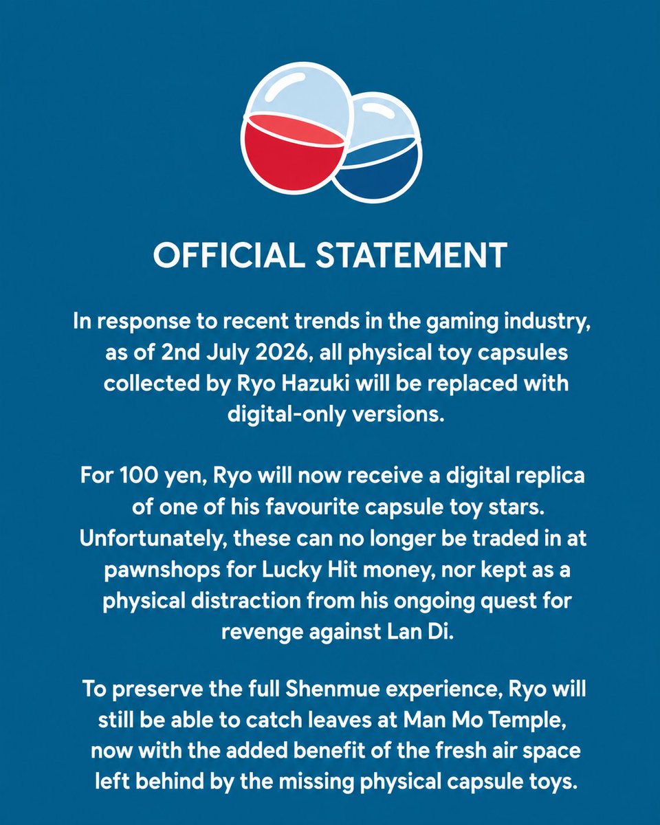 Shenmue Dojo 🥋 tweet media