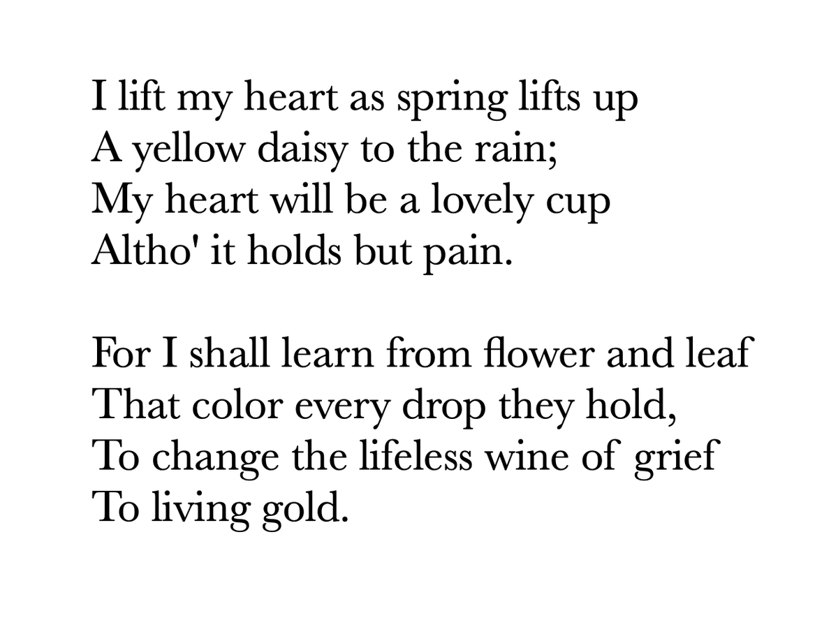 FullAsMuchHeart's tweet photo. "Alchemy" by Sara Teasdale https://t.co/5FLUdaiDjL