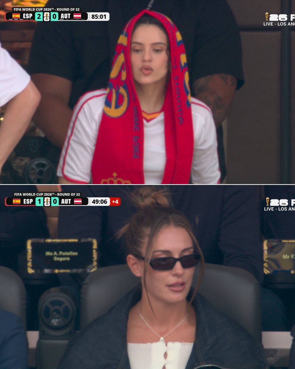 BarcaTimes's tweet photo. Spain's finest in attendance tonight.

Rosalia x Alexia 🇪🇸💎 https://t.co/AdCuDnKPvb