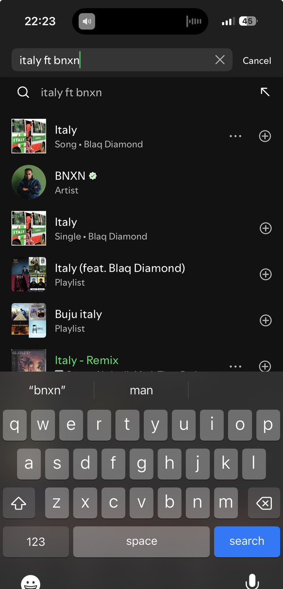 sadhearted_7's tweet photo. @BNXN where’s the Italy remix have been trying to find the song on both Apple Music and Spotify 😤🤦‍♂️ https://t.co/rD29LksbPB