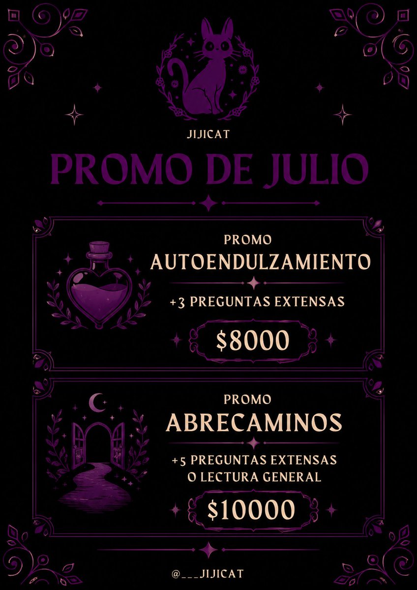 ___jijicat's tweet photo. Holaa, aparezco para avisar que este fin de semana tengo estas promos https://t.co/5jPEXzDckJ