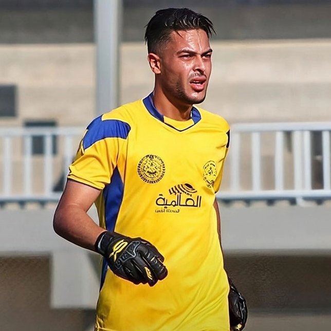 IrishUnity's tweet photo. Palestinian goalkeeper Salim Al-Ashqar has been murdered by Israeli forces in Gaza. 

He leaves behind his wife of 5 months who is expecting their first child. https://t.co/Hl1oe6p5im