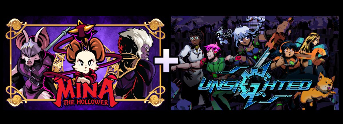 TianiPixel's tweet photo. 🥳 Mina the Hollower + UNSIGHTED 🥳

Looking for pixel art, top-down, Zelda-likes/Metroidvanias with challenging combat and puzzles? Look no further!

If you already have one of the games, this is a perfect opportunity to gift a friend and support the devs!

Link 👇 https://t.co/UppuaRIwra
