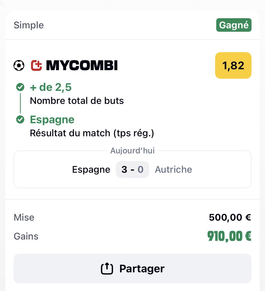 TotopronoBet's tweet photo. LA PAYE DU JOUR #1 🎁🧨

Une analyse cohérente encore une fois 🫡

Vous êtes chaud pour la suite ?✌🏼 https://t.co/a8TTglImht