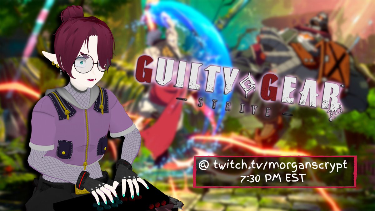 MorgansCrypt's tweet photo. ROBOKY IM COMING FOR YOU. YOU'RE GETTING COMED FOR. I'M GONNA COME-
wait no wait im just gonna beat him up I sWEAR
We're squaring up against Robo-Ky this new patch of GG:ST!
Stream starts @ 7:30 PM EST! <3
https://t.co/z3EEozXY6D
#MorgansCrypt #IndieVtuber #ENVTuber https://t.co/enAXhWEWJe