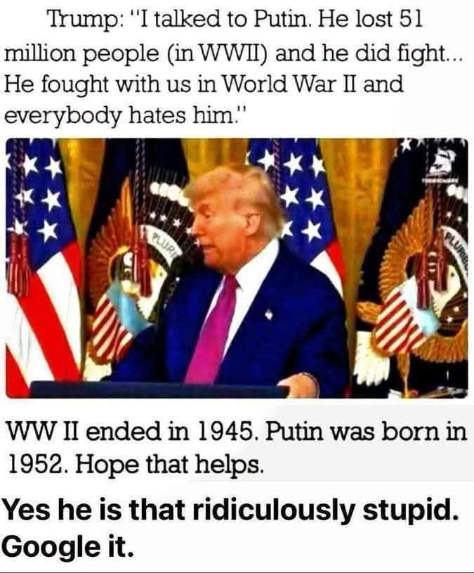 Tracer5969's tweet photo. @HalfwayPost YEAH, he's this stupid. https://t.co/YI8NFuUAhH