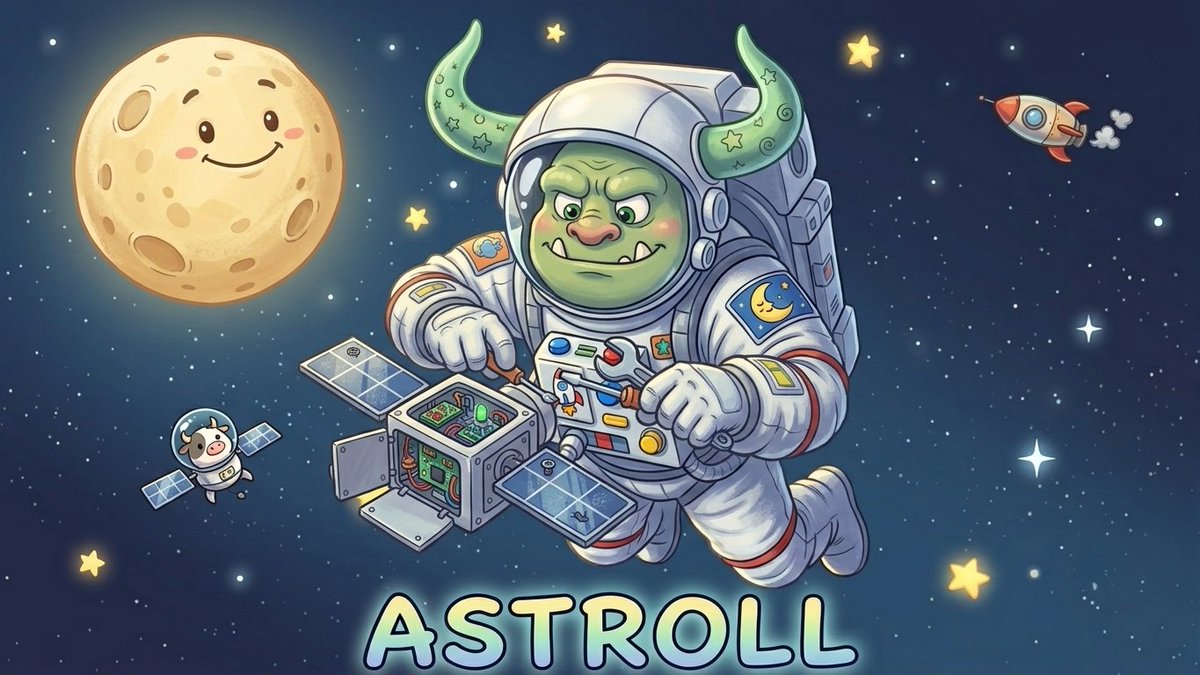 ASTROLLTOKEN's tweet photo. $ASTROLL is fixing you satellite so that you can be online to witness the MOON landing next Wednesday. 

Join the journey of $ASTROLL 

CA Dropping Next Wednesday at 1300 UTC  

#ASTROLL #meme #memecoin #solana #pumpfun #crypto #moon #Trending https://t.co/c0pKGhIQpt
