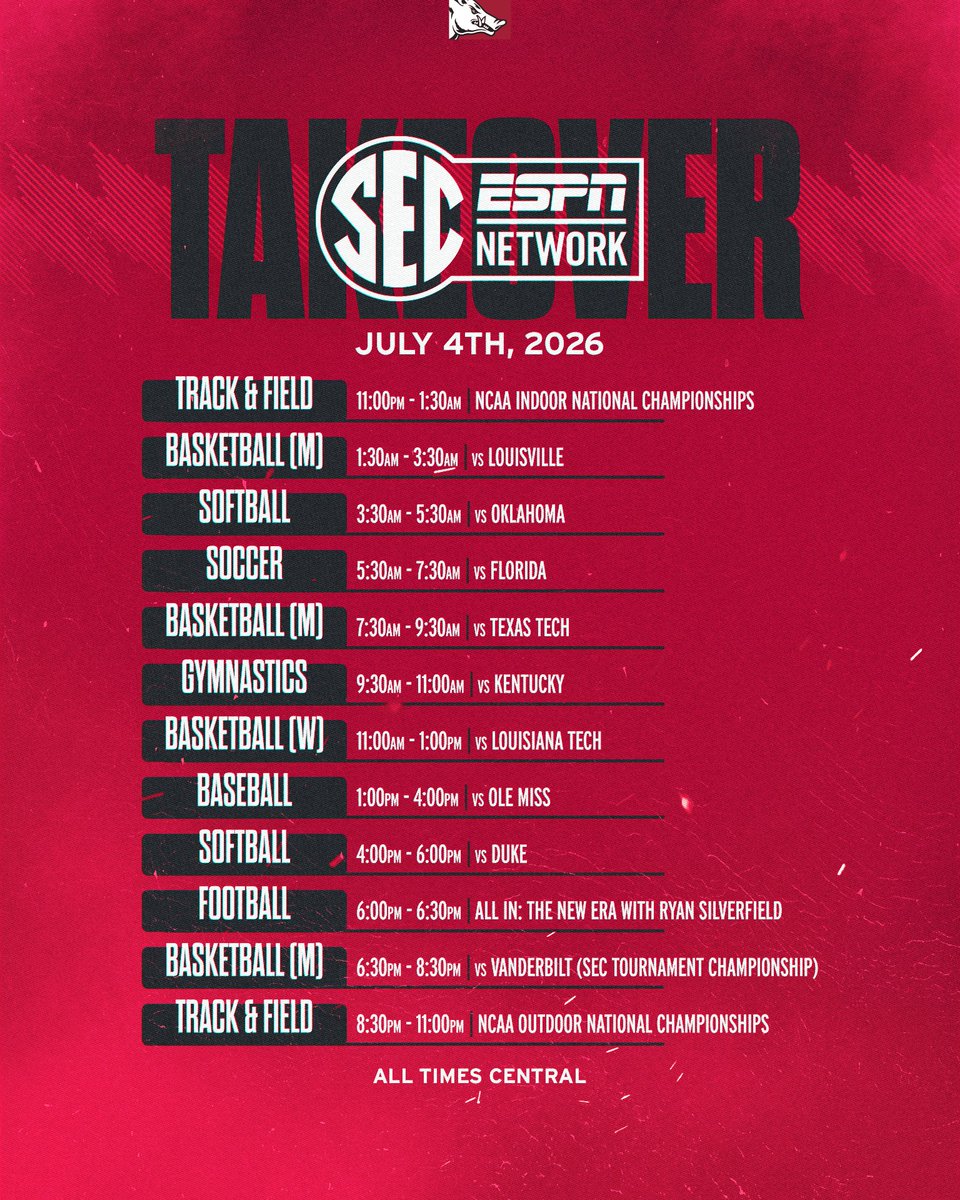 Arkansas Razorbacks 🐗 tweet media