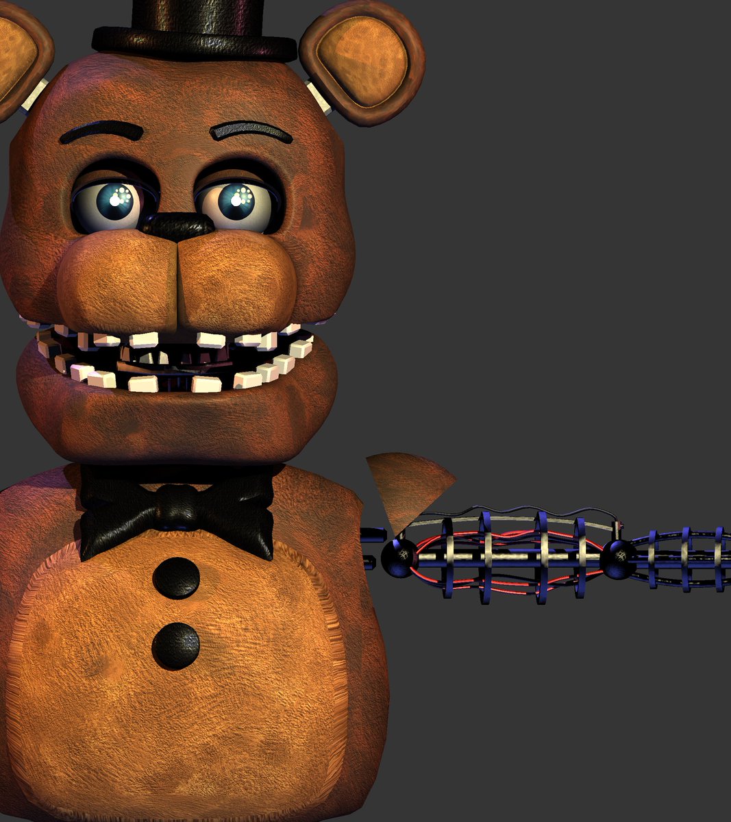 Katt0_OwO's tweet photo. FNaF 2 Port 
Ports by me,@kozlovcvety  and @OptimizePackP3D 
Models by @LazyCoffe19 https://t.co/NIwLSssXkr