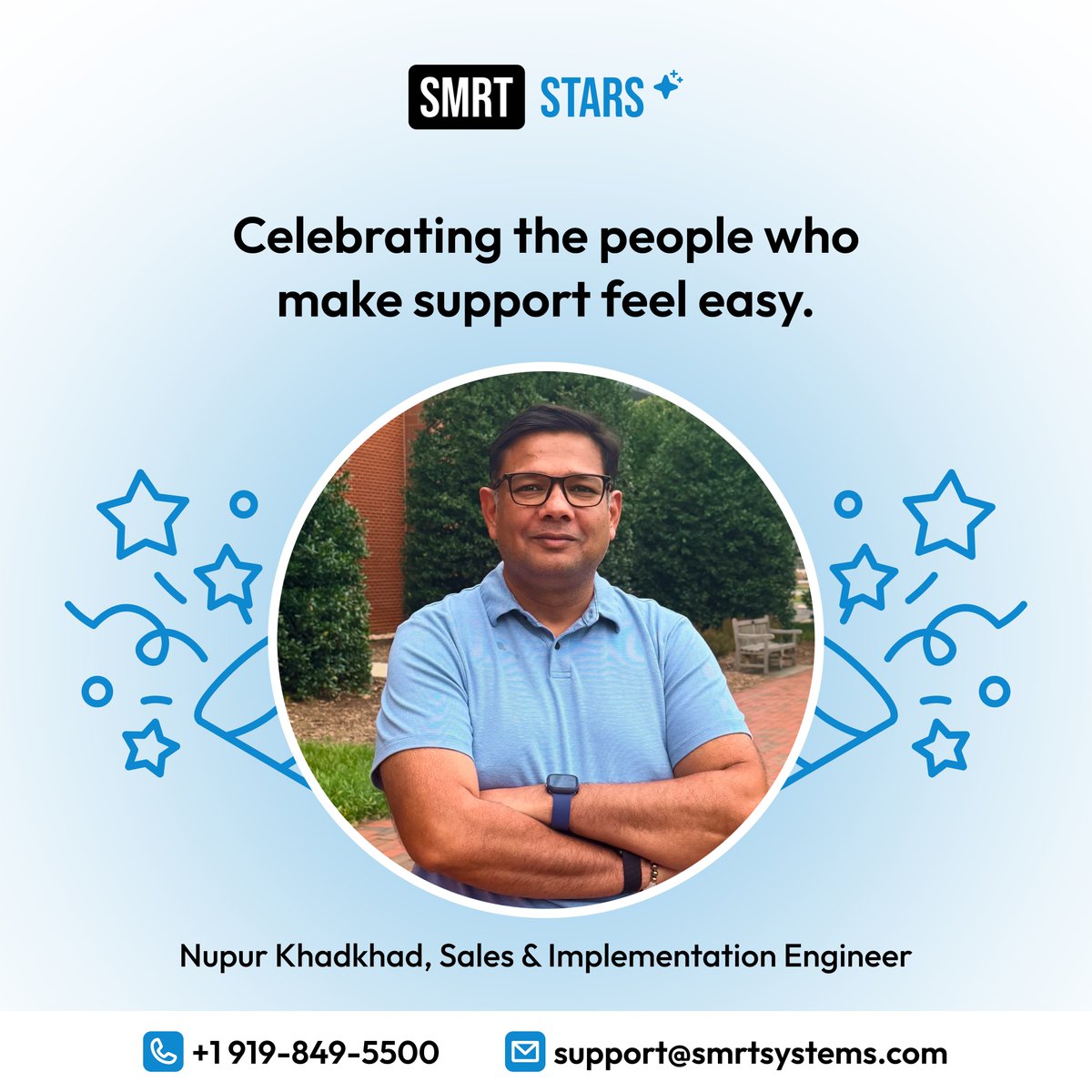 smrtsystems's tweet photo. Shoutout to Nupur Khadkhad, our Sales &amp; Implementation Engineer! 🌟

Reeta from Steve's Cleaners shared how Nupur made their transition to SMRT smooth, user-friendly, and easy for the whole team.

Thank you for making support feel easy! 🙌 #SMRTStars #CustomerSuccess https://t.co/1pasQgzetr
