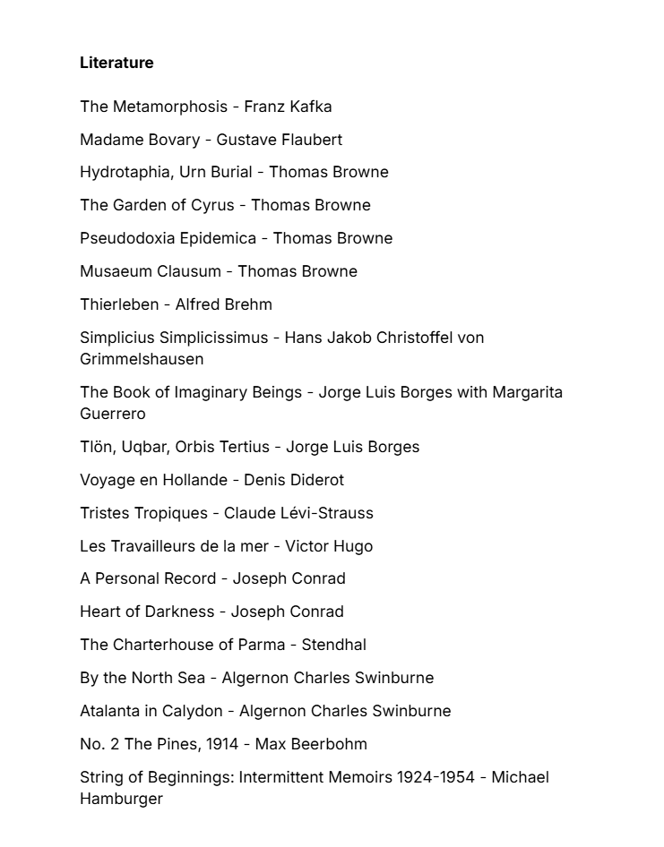 emetejeda's tweet photo. Some references in W. G. Sebald's The Rings of Saturn https://t.co/reQfoKc1JZ