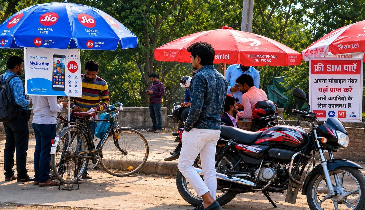 Avnni61's tweet photo. In the race to save ₹100–200, is someone else using a SIM card in your name? 😱

Yesterday, a guy came to me and said, *“Bro, it’s been 5 days, but my SIM still hasn’t been activated.”*

I asked him where he had bought the SIM from.

He told me he bought it from a man selling SIM cards on the roadside under an umbrella, who charged him ₹100 and promised that the SIM would be activated before he even reached home.

Then I asked him to check the number registered in his name on the network provider’s app.

What shocked us was that the same SIM card, which wasn’t showing any network on his phone, was already showing as active in his name.

Now the big question is — if the SIM is active, then who is actually using it?

Never buy SIM cards from people selling on the roadside. Always purchase them from official stores or authorized retailers.

By the way, when was the last time you checked how many active SIM cards are registered in your name? Do share in the comments.