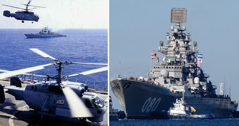 MilitaryWatchM's tweet photo. Russia Equips the World’s Largest Combat Ship Air Wing with New Submarine Hunting Helicopters

Following the return of the Russian Navy’s most capable surface combat ship to its home port in Severomorsk in late June, the Kirov class nuclear powered...https://t.co/h9i7zelRJZ https://t.co/NZ3CGZzXvX