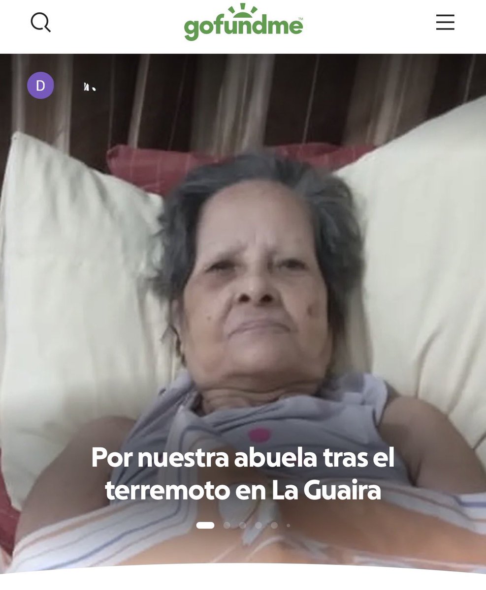 NotiMundo_360's tweet photo. Mi nombre es Danais Sanoja y actualmente resido en España.

Estoy organizando esta campaña de recaudación de fondos para apoyar a mi abuela, Petunia González, quien fue una de las personas afectadas por los devastadores terremotos ocurridos en La Guaira el 24 de junio de 2026.

https://t.co/uudNRovNmE

Como consecuencia de esta tragedia, perdió el apartamento donde vivía y ya no puede regresar a él. Debido a esta situación, nuestra familia debe trasladarla a otro estado para que pueda permanecer en un lugar seguro y continuar recibiendo los cuidados que necesita.

Antes de este desastre, mi abuela ya se encontraba en una situación muy vulnerable. Permanece en cama debido a una fractura pertrocantérica de cadera derecha, una fractura de fémur izquierdo, escoliosis idiopática y osteoporosis crónica, por lo que depende completamente del cuidado de nuestra familia.

Como su nieta, estoy organizando esta campaña porque quiero apoyarla y ayudar a mi familia a cubrir los gastos que han surgido como consecuencia de esta tragedia y garantizar que pueda seguir recibiendo los cuidados que necesita.

Los fondos recaudados se utilizarán exclusivamente para cubrir:

* El traslado de mi abuela a un lugar seguro.
* Una cama clínica.
* Un colchón antiescaras.
* Tratamiento médico y medicamentos.
* Pañales para adultos y otros artículos de higiene personal.
* Alimentación y demás gastos de sustento relacionados con su cuidado.

Seré responsable de administrar estos fondos y destinarlos exclusivamente a cubrir las necesidades de mi abuela descritas anteriormente.

Cualquier donación, sin importar el monto, significará un gran alivio para nuestra familia en este momento tan difícil.

Si no puedes colaborar económicamente, te agradeceremos enormemente que compartas esta campaña con tus familiares y amigos.