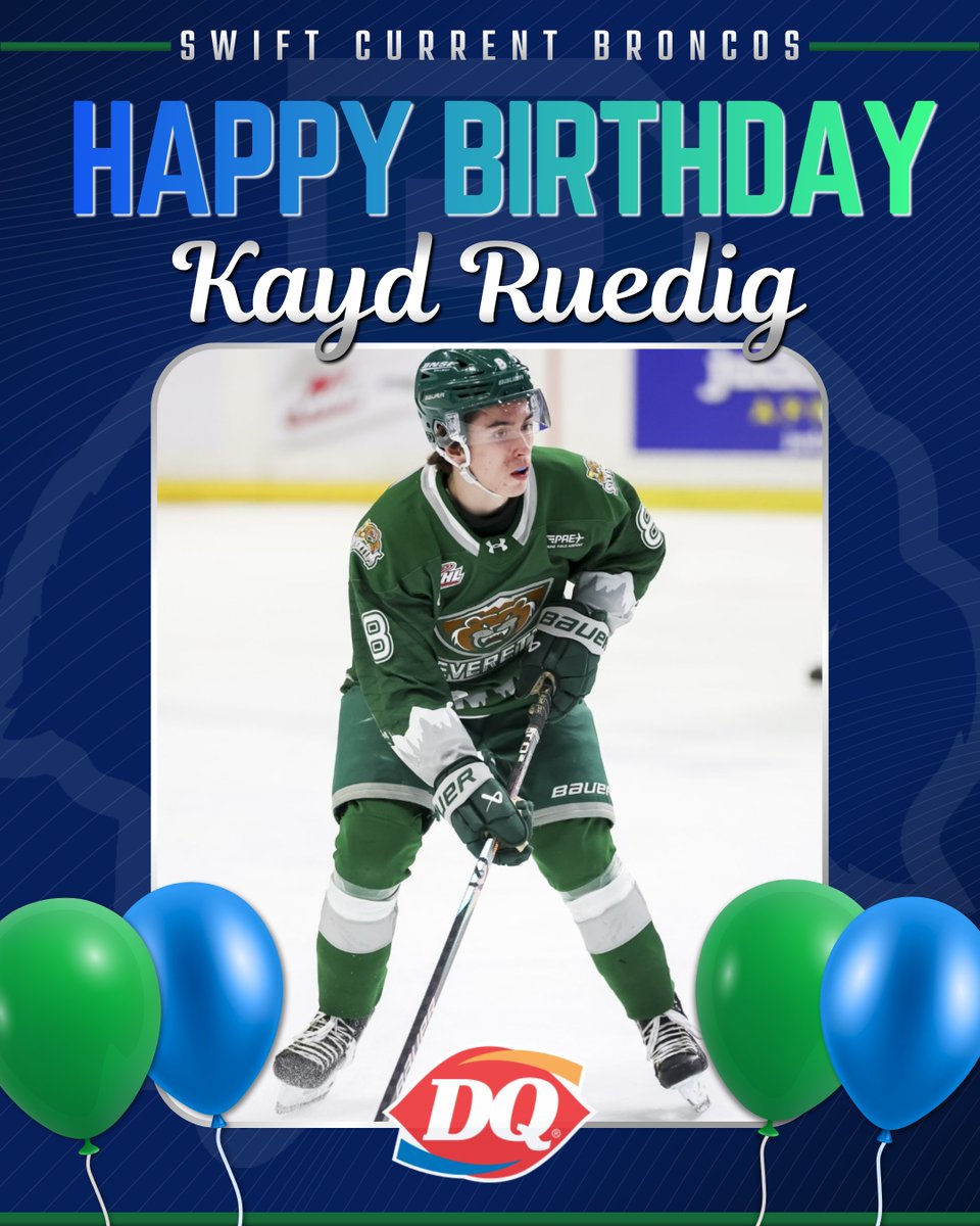 SCBroncos's tweet photo. Join us in wishing Broncos defenceman Kayd Ruedig a Happy Birthday! 🥳🐴

Have a great day, Kayd! https://t.co/WEj2PzP76b