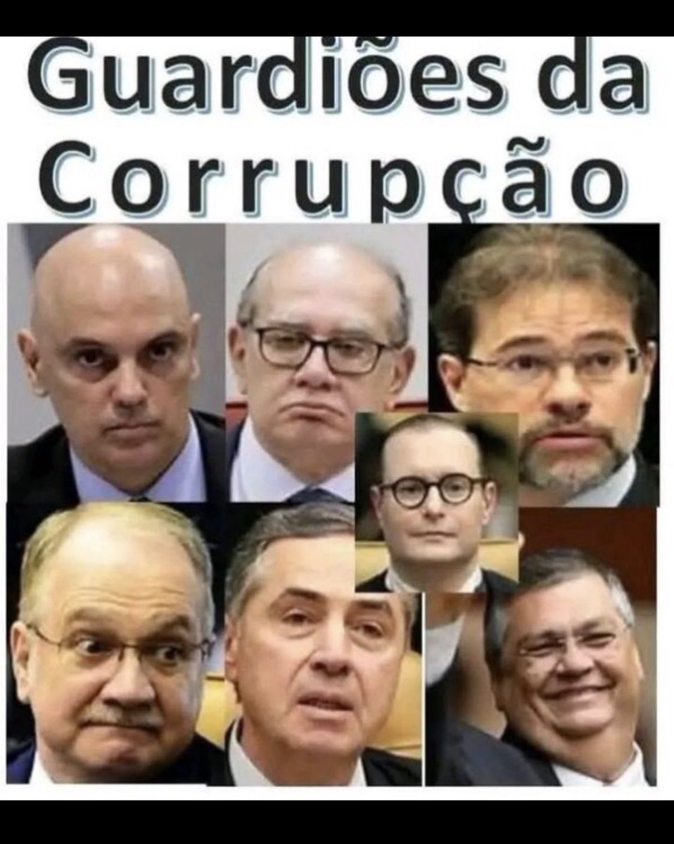 Daltroer's tweet photo. @STF_oficial A MAIOR QUADRILHA DO BRASIL  - STF - VÃO TOMAR NO SEUS CÚS https://t.co/udIbuhX0NP