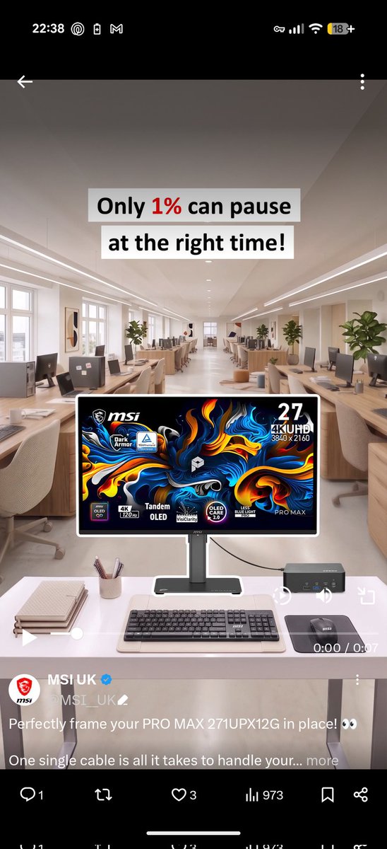 aikou_gaming's tweet photo. @MSI__UK As a 1%r when can I expect my free monitor 👀🤣 https://t.co/X9jr0O4KHy