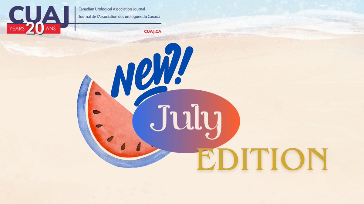CuaJournal's tweet photo. The July issue of #CUAJ is now available! Click to read >>>https://t.co/oppGJ39VBW https://t.co/WG72EBYY3n