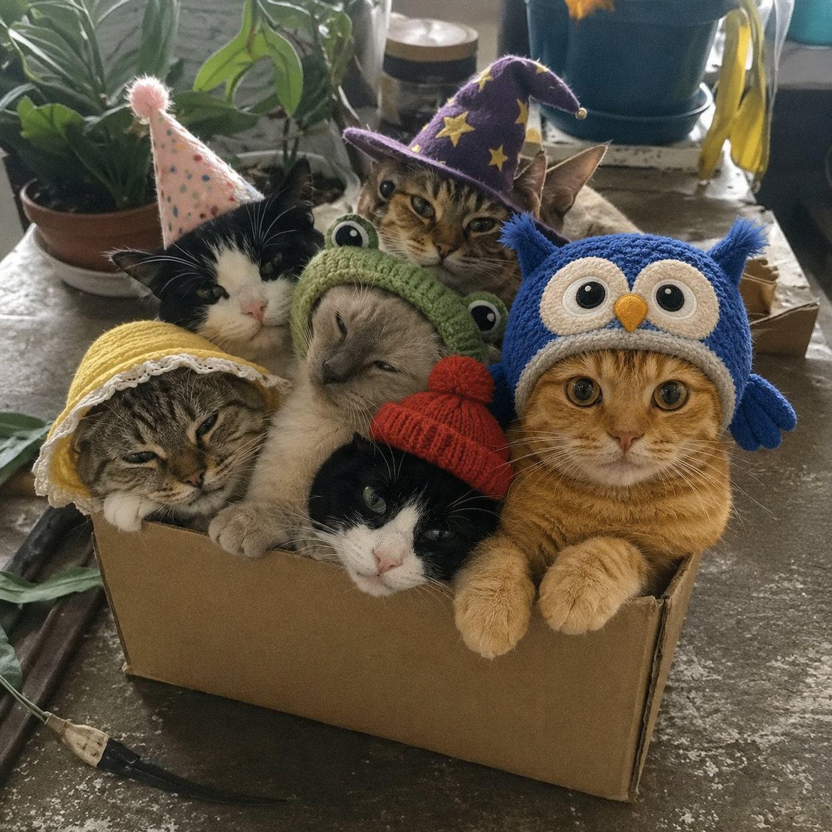 TraderNightOwl's tweet photo. Meanwhile: the last cardboard box on earth...

Cats wif hats   -   $CATWIF https://t.co/cW9Nb4ZAVn