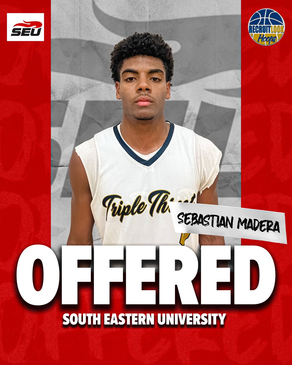RL_Hoops's tweet photo. 2027 Miami Triple Threat - Sebastian Madera @sebasti02633804 adds South Eastern University offer #RLHoops https://t.co/HKSOuHVLAU