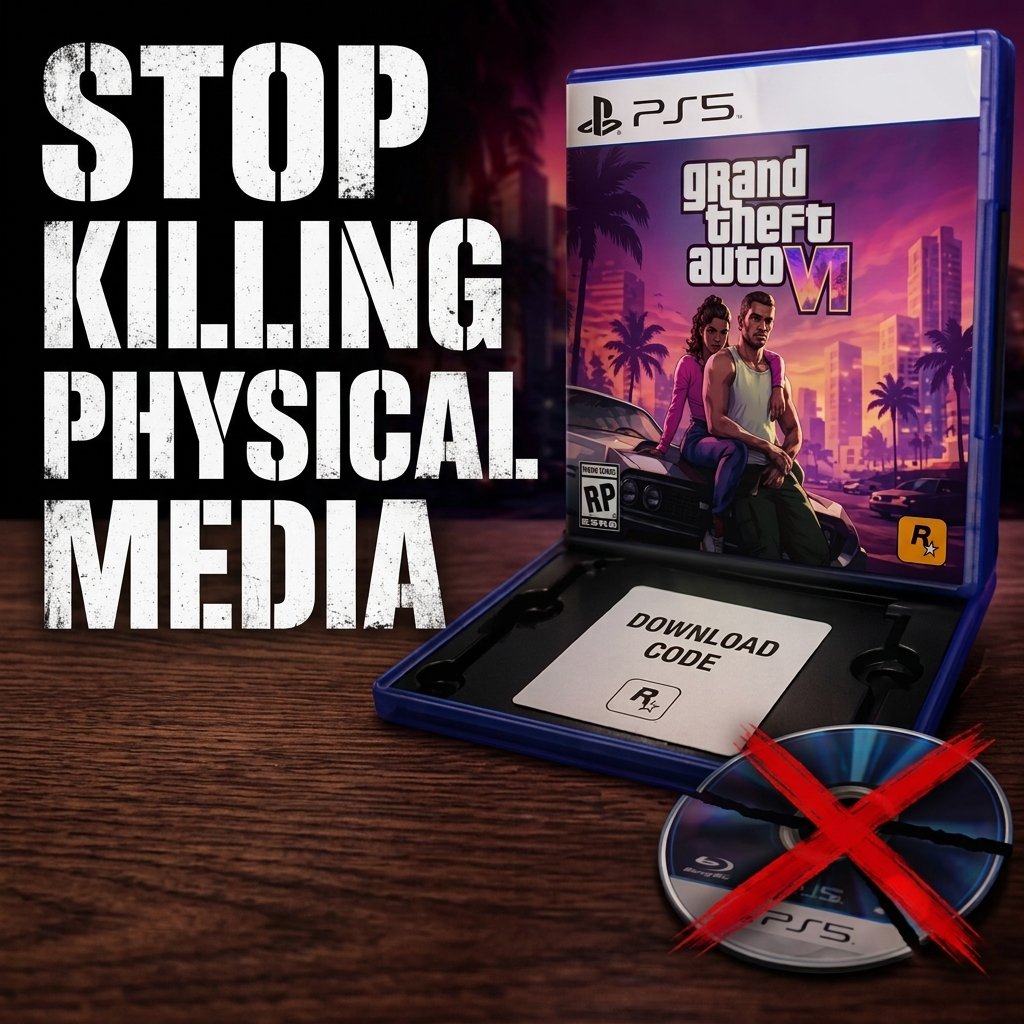 ShinilosNeves's tweet photo. @IGN #NoDiscNoBuy #StopKillingDisc #StopKillingGame #StopKillingPhysicalMedia https://t.co/qRrSPorLFD