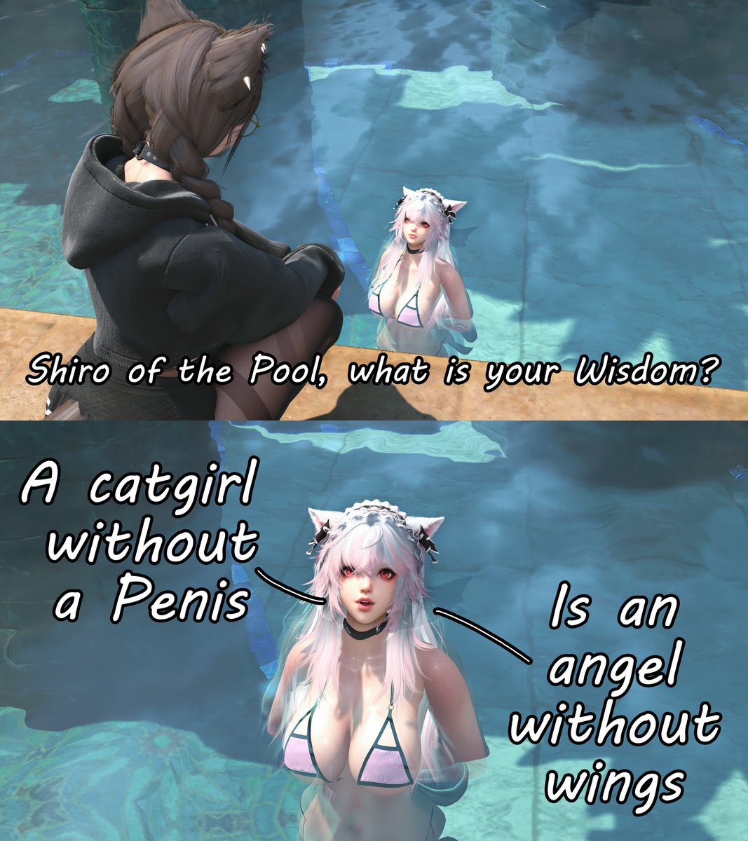 ShiroToki_FFXIV's tweet photo. Experience is the father of Wisdom. @chocola_xiv https://t.co/xo4r2AkmFm
