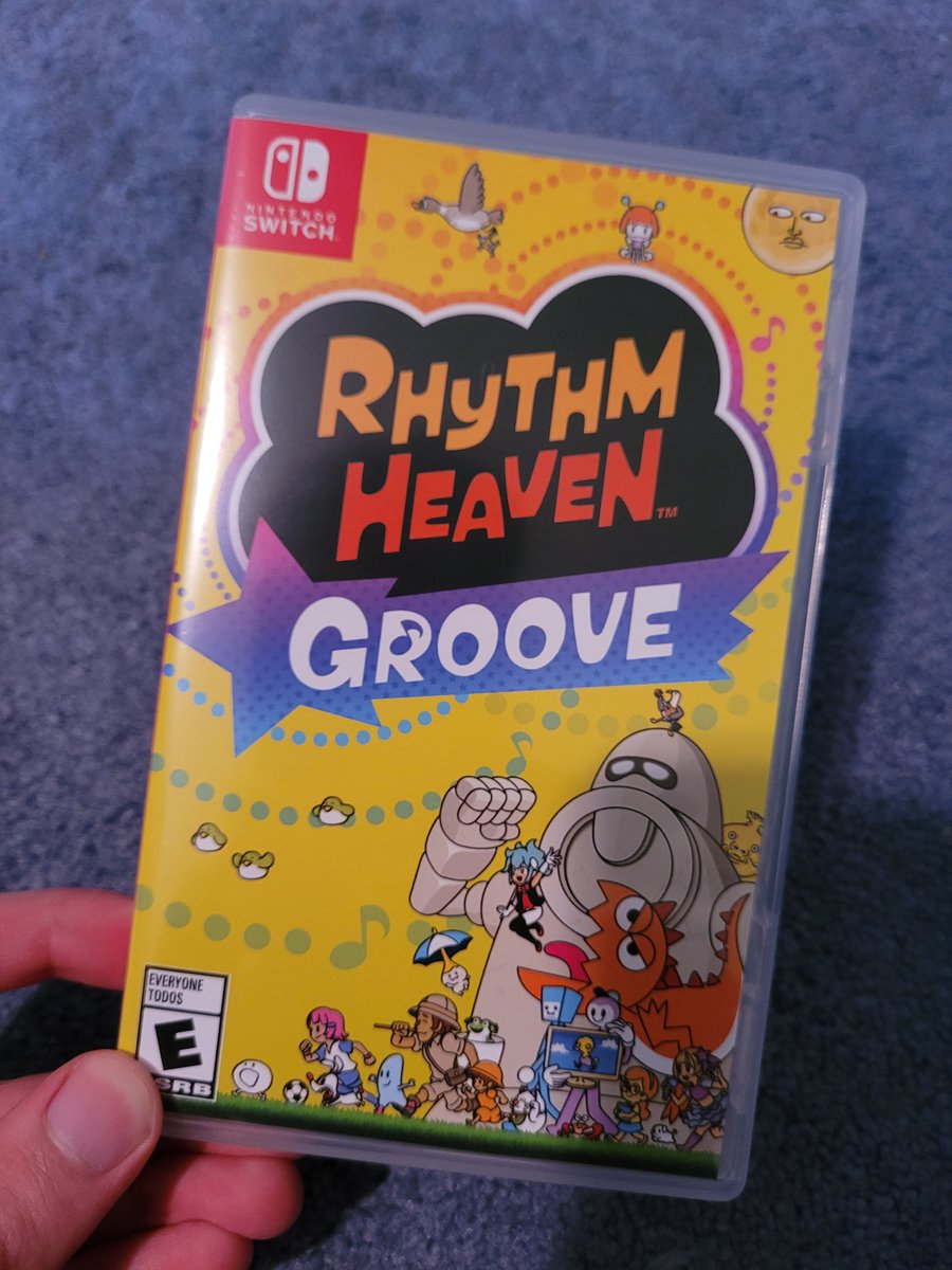 Piper_Prime's tweet photo. I like owning my games. Happy Rhythm Heaven Groove release day! https://t.co/u9gXxk7PfM