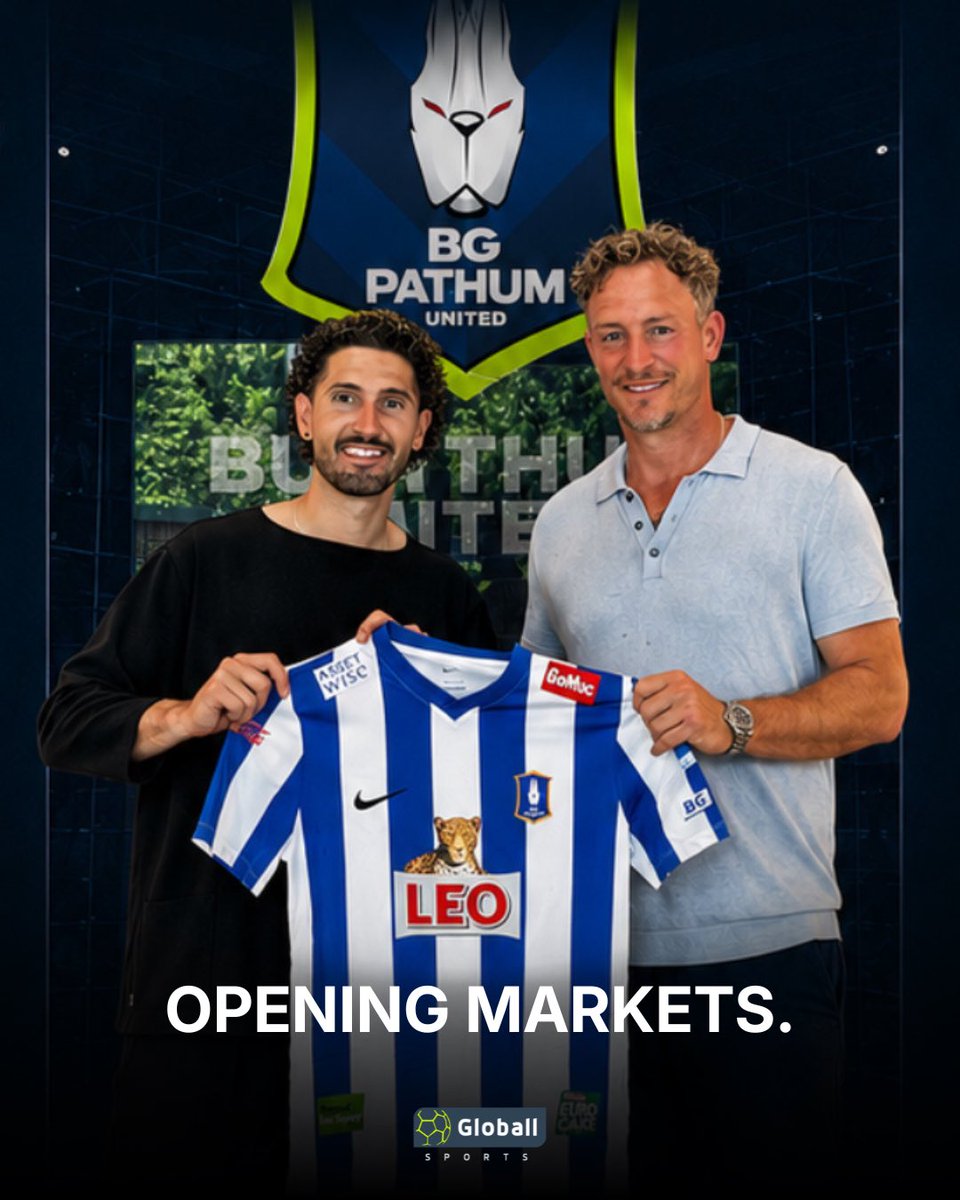 maratobi's tweet photo. OPENING MARKETS.

Fabio Kaufmann x BG Pathum United

Another strategic market move, creating new opportunities in one of Asia’s most competitive football environments.

Germany → Thailand.
2. Bundesliga → AFC Champions League Elite.

CAREERS. NOT MOMENTS. https://t.co/fgGjcZByln