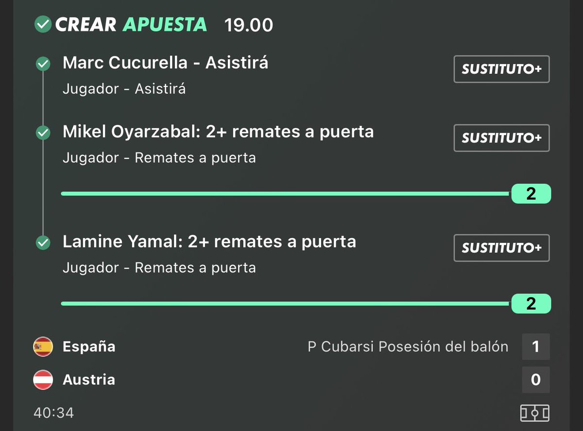 ApuestasCobrich's tweet photo. 🤝 SE ACABÓ EL DEBATE 🙅🏻‍♂️ SOY LA CABRA DE ESTO 🐐✅

▪️Cuota 19 ✅
▪️Cuota 10 ✅
▪️Cuota 10 ✅
▪️Cuota 4.50 ✅

Este Mundial no me canso de acertar todo. Ya está. En Telegram dejo la de Portugal 👇