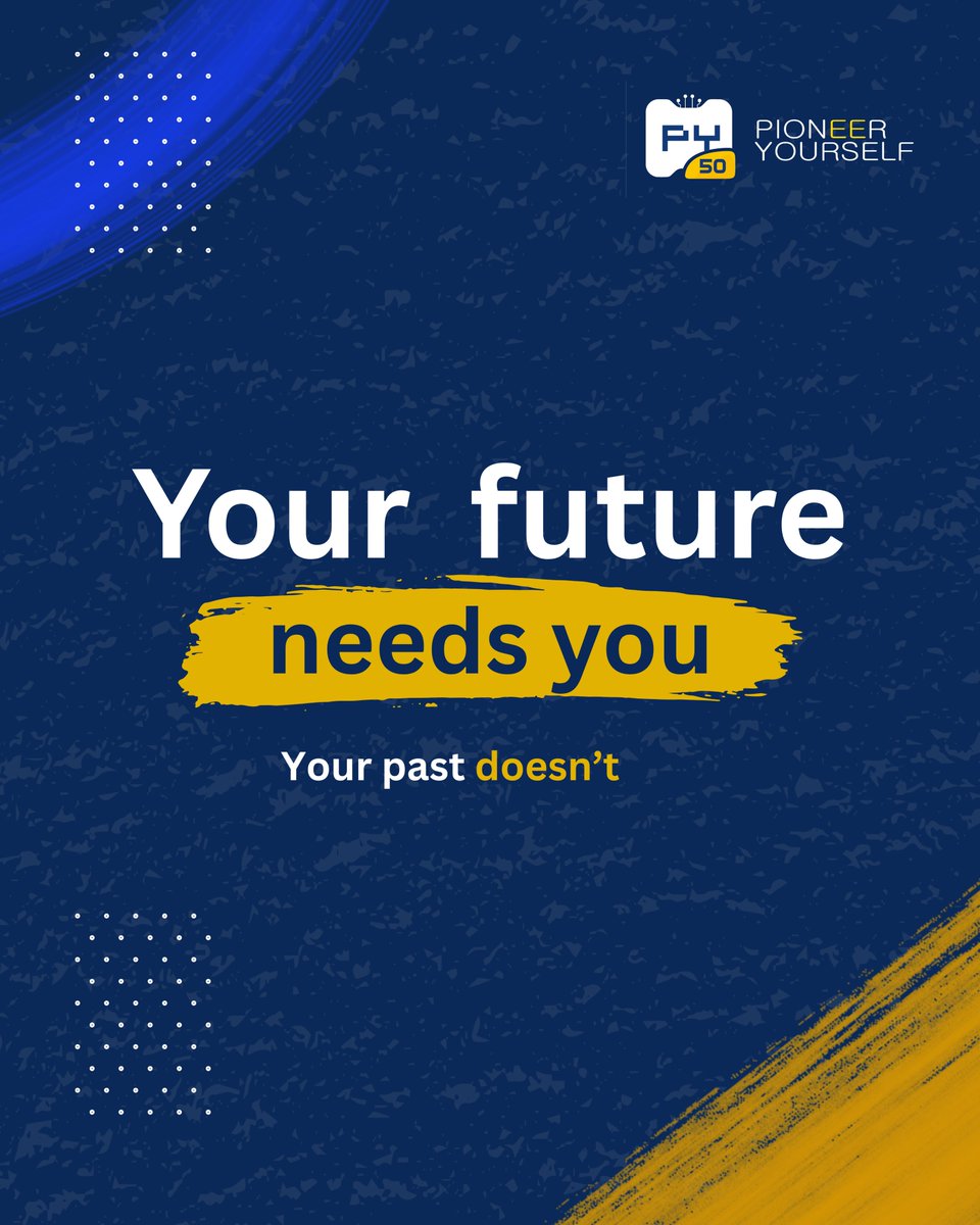 py50tech's tweet photo. Dear Human, 💙

Learn from your past, but don't live in it. Choose to let it go.

Your future needs your attention, your effort, and your courage. If you truly want to succeed, focus on what moves you forward, not what holds you back.

📍 Focus on what truly matters. https://t.co/nTG90roNOr