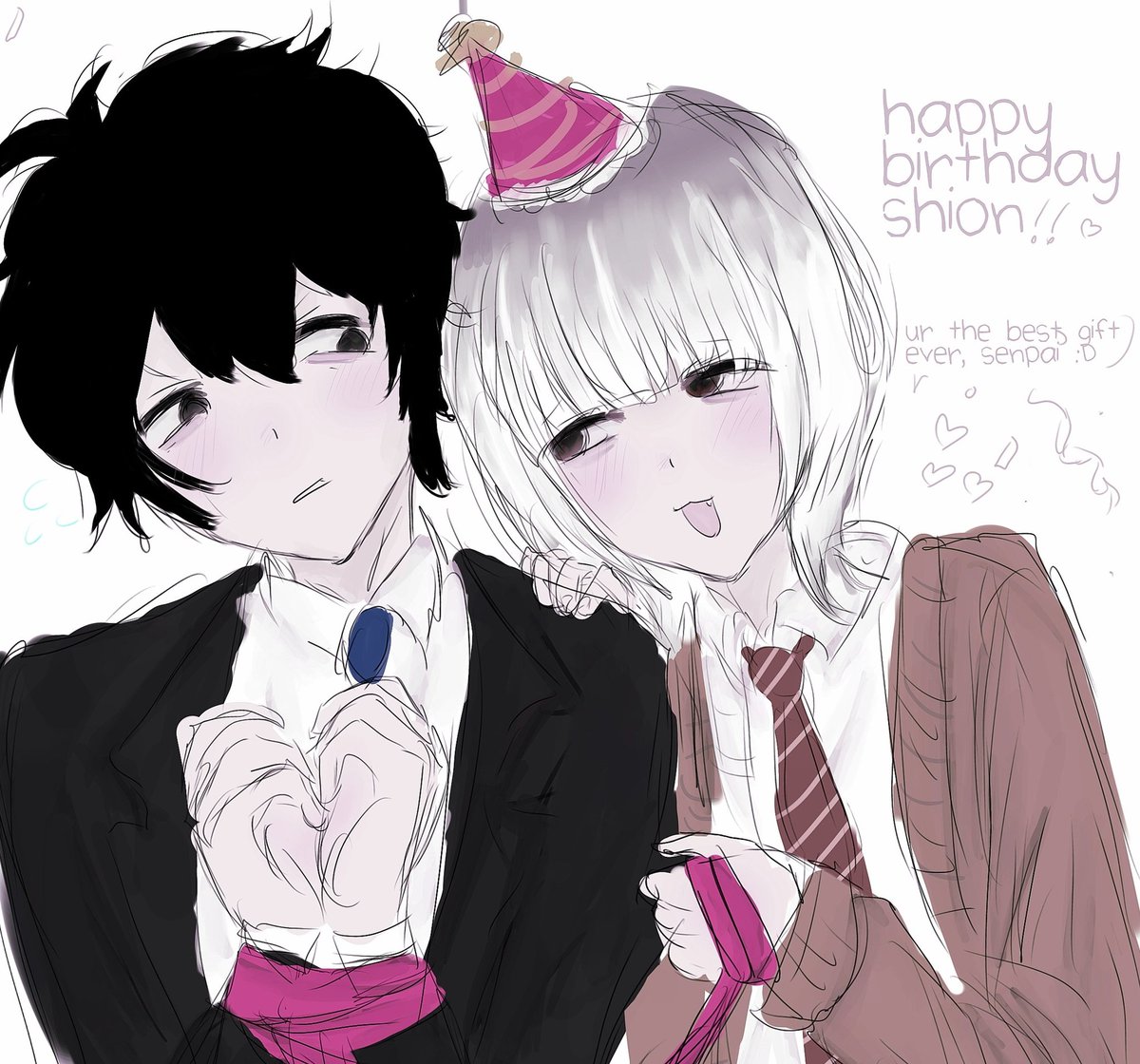 Rotten_fraise's tweet photo. SHION BDAY DOODLE ૮⸝⸝´ ٣ `⸝⸝ა 
♡♡ 

SAY HAPPY TO SHION NOWWW. ( •̯́ ^ •̯̀)!!!!! https://t.co/QFXPRktU04