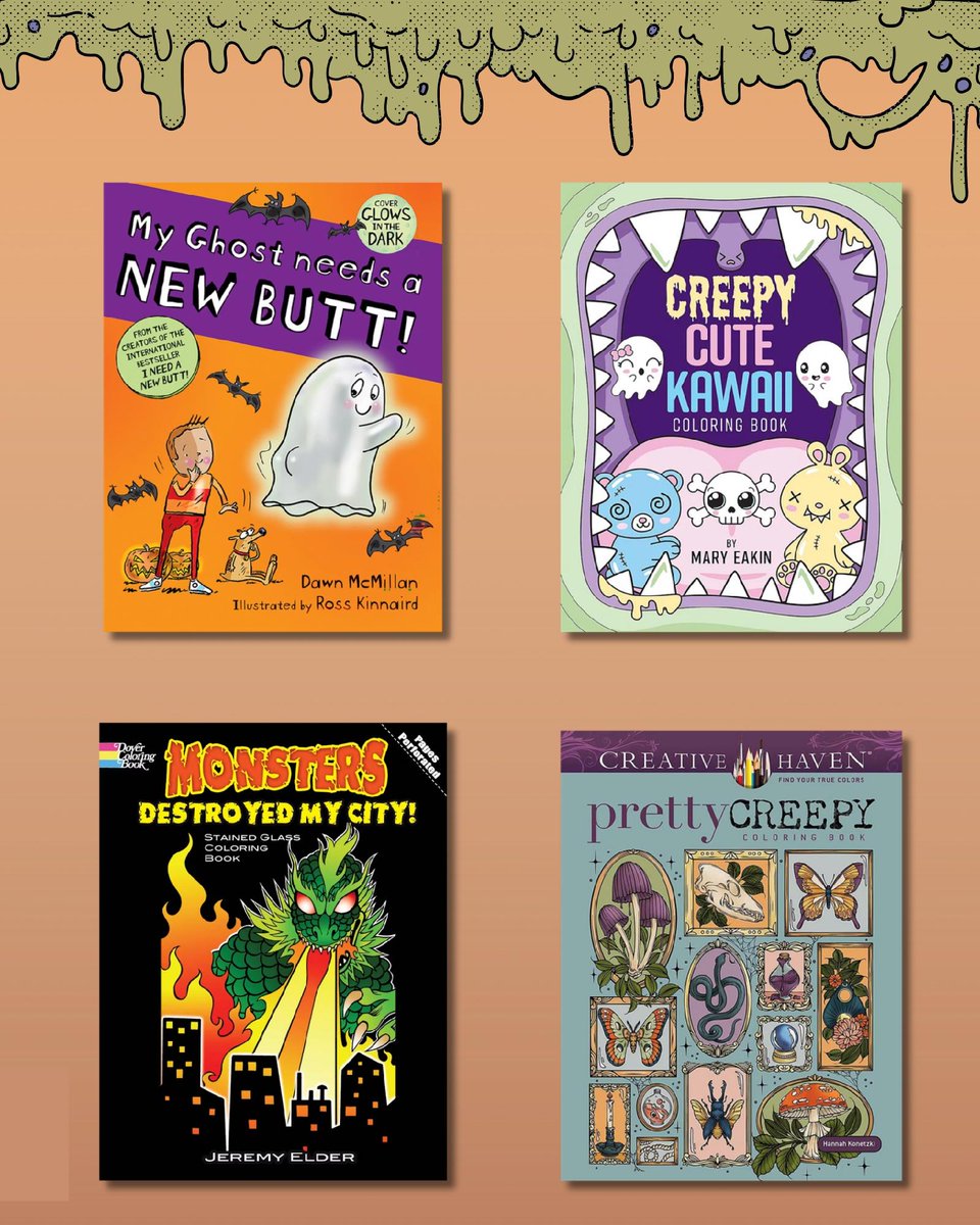 doverpubs's tweet photo. Summer = summerween! 👻 🎃
We’ve got the perfect mix of not-so-scary monsters, friendly ghosts, and just the right amount of mischief! Save this list for summer reading and spooktacular crafts & coloring to do with your kids.
#summerween #kidsbooks #kidscrafts #screenfree https://t.co/aXlEon9kKA