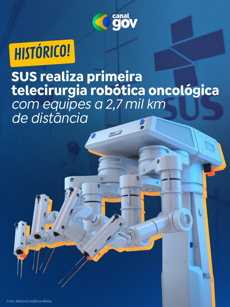 canalgov's tweet photo. O Sistema Único de Saúde realizou na terça-feira (30/6) um procedimento histórico: a primeira telecirurgia robótica oncológica de longa distância pelo SUS conectou em tempo real equipes médicas do Hospital de Amor Amazônia, em Porto Velho, e do Hospital de Amor, em Barretos (SP). https://t.co/NVEDMXQcSP