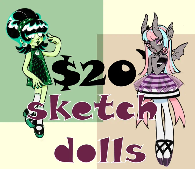 New Posting for Commissions! Still offering multiple options, but wanted to add this style! Form Here: