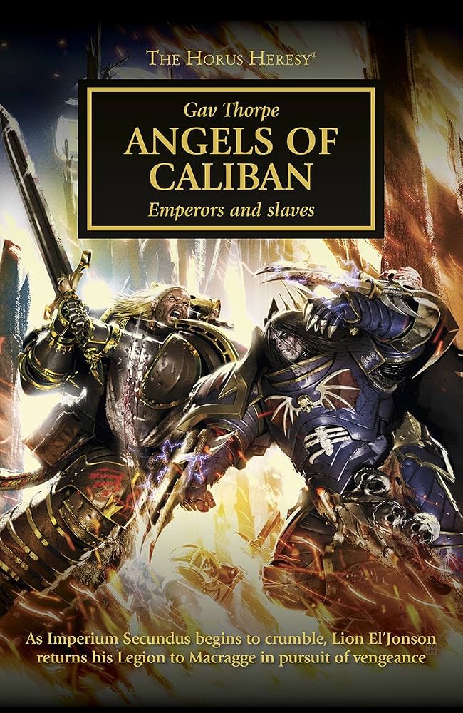 Nick07088476's tweet photo. Wrapping up Angels of Caliban by Gav Thorpe

2 out of 5

It feels like endless filler- Gav is a short story writer. He knows where he wants the story to end but has no idea how to get there.

The Dark Angels feel like cartoon villains, and the Lion is an emotional bitch https://t.co/GJ6UZKo7zX