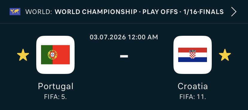 Fortuneislit's tweet photo. Portugal 🇵🇹 vs Croatia 🇭🇷 

Predict the correct score and the first goal scorer and stand a chance to win $50

Note: You must like retweet and must be following

Just one winner https://t.co/YGvQZxC0lS