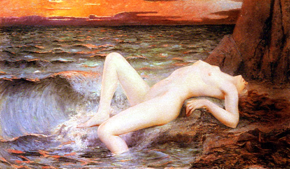homosap49633232's tweet photo. Leon Auguste Perrey (1841-1900 French painter)
"Young Girl Coming Out of the Wave"✨ https://t.co/oGfzQ27ecG
