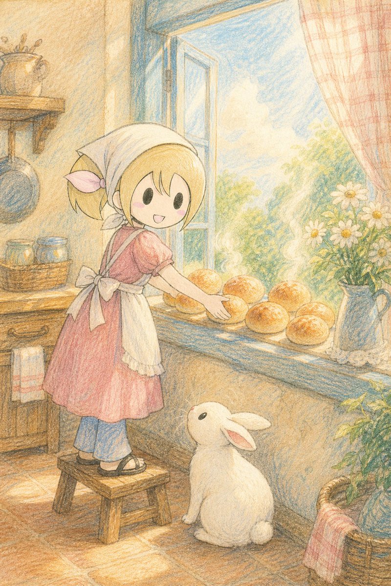 lico_yuruokoku's tweet photo. けさはねー、まどのそとがぴかっとひかってさ
みたらにじいろのきりがたちこめてたの🌈
ふしぎできれいで、しばらくまどべでぼーっとしてたよー
パンのにおいもしてきて、しあわせなあさだったな

#AI生成 https://t.co/ge9t8UGn3f