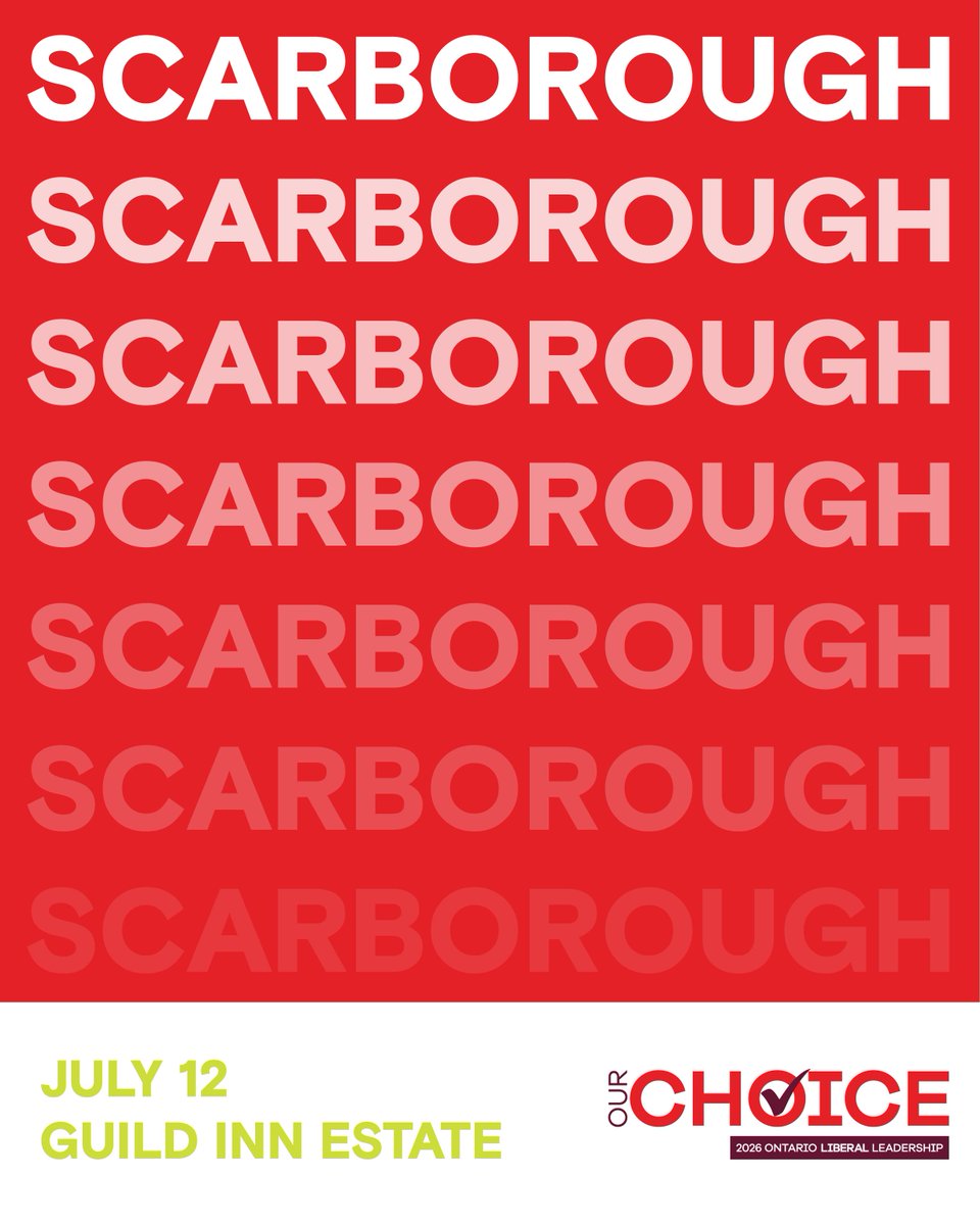 OntLiberal's tweet photo. This summer, we're bringing leadership events to communities across Ontario. Whether you've been a member for years or are just getting involved, this is your opportunity to connect with fellow Liberals, share your ideas, and help shape the future of our party.

We're kicking things off with four events across the province, with even more opportunities to get involved this fall, including leadership debates and additional events.

📍 https://t.co/JnjPt1vpcj