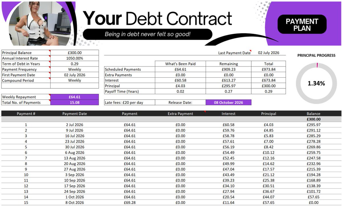 DebtFindom tweet picture