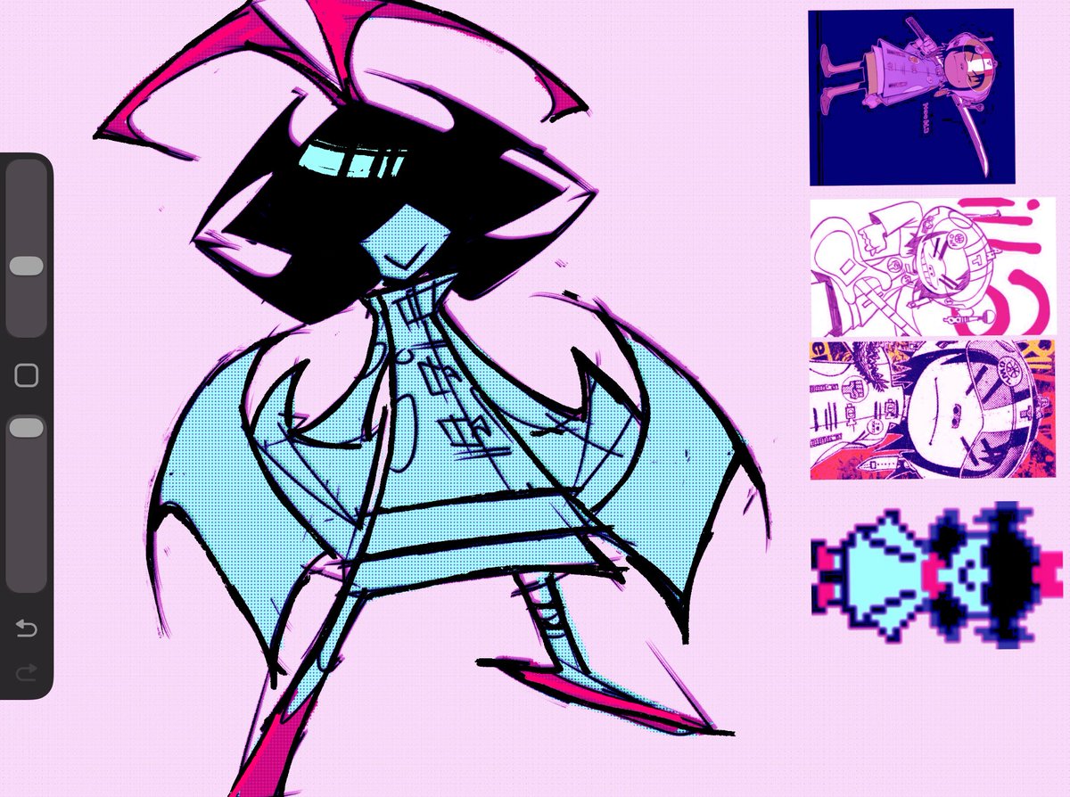 spacedawgspace's tweet photo. aqua deltarune doodle while I’m working on other stuff https://t.co/A3CNU1L22c