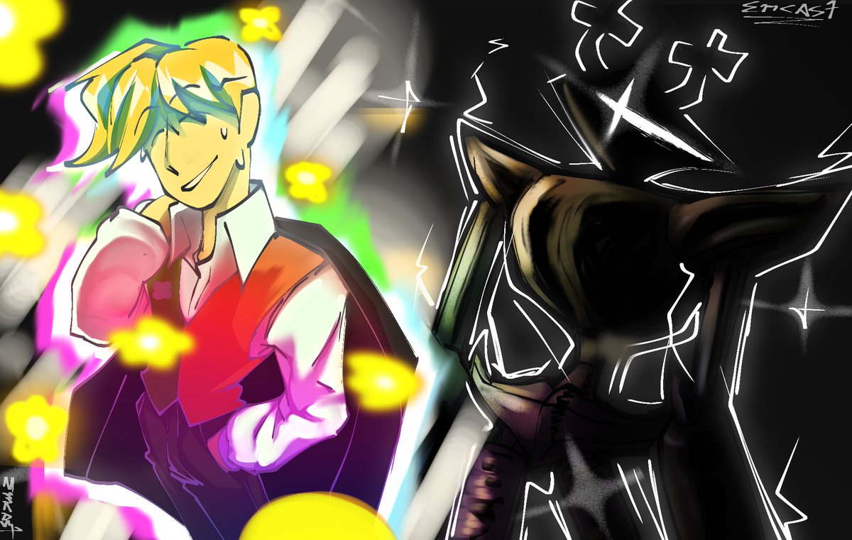 EmCast_Enma's tweet photo. #Fanart #deltarune #deltarunechapterfivefanart https://t.co/qgiXB1MEhq