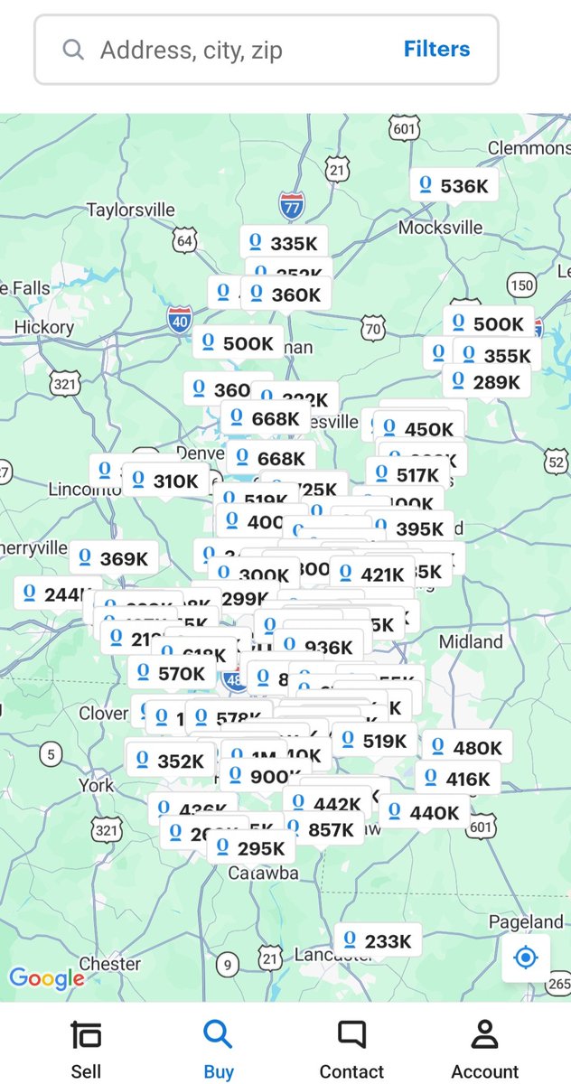 maelan_sdmr's tweet photo. This is Charlotte, NC right now.

It's one of the most beautiful maps I've ever seen in my life 🤩

$OPEN https://t.co/WBGUYKkzrX