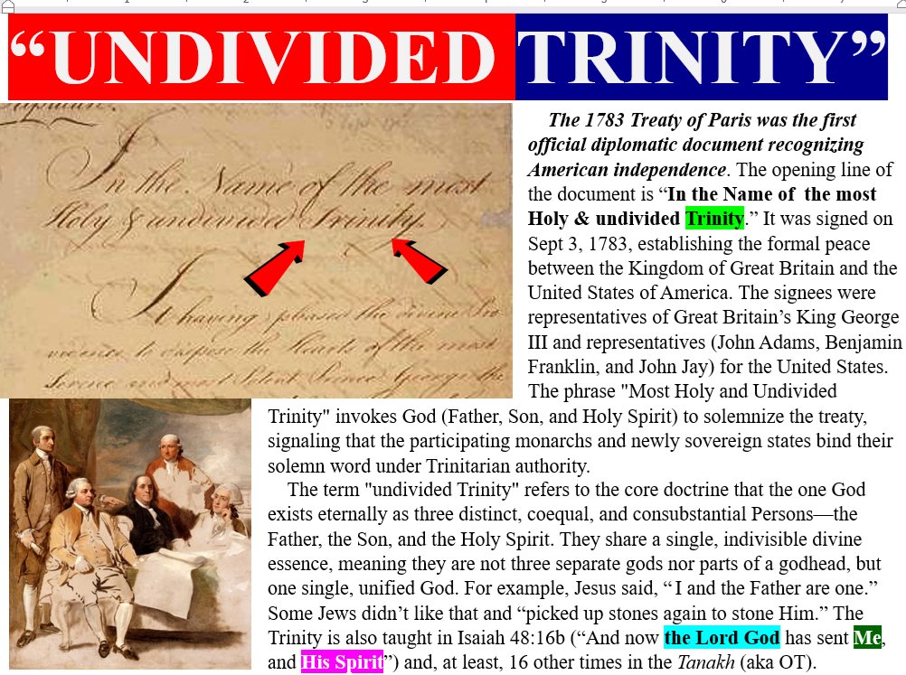 PaulGHumber's tweet photo. Do you know the TRINITY is undivided? https://t.co/jOcC557Xu5