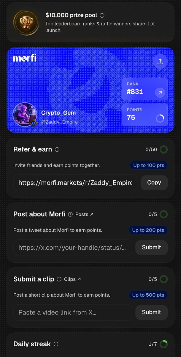 Zaddy_Empire's tweet photo. Have you heard about Morfi??

Join the campaign now!!! 

https://t.co/lFEKUfR7ng https://t.co/GdbJmpG8mp